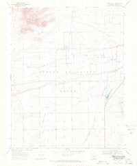 San Acacio Colorado Historical topographic map, 1:24000 scale, 7.5 X 7.5 Minute, Year 1967