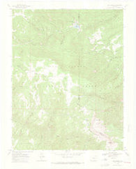 San Isabel Colorado Historical topographic map, 1:24000 scale, 7.5 X 7.5 Minute, Year 1969