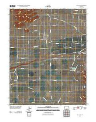 San Acacio Colorado Historical topographic map, 1:24000 scale, 7.5 X 7.5 Minute, Year 2010