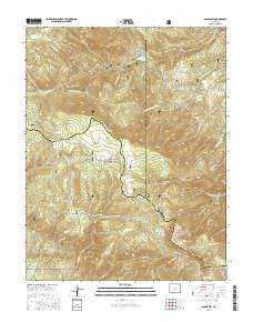 San Isabel Colorado Current topographic map, 1:24000 scale, 7.5 X 7.5 Minute, Year 2016