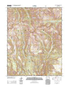 San Luis Peak Colorado Historical topographic map, 1:24000 scale, 7.5 X 7.5 Minute, Year 2013