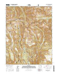 San Luis Peak Colorado Current topographic map, 1:24000 scale, 7.5 X 7.5 Minute, Year 2016