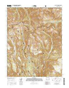 San Luis Peak Colorado Current topographic map, 1:24000 scale, 7.5 X 7.5 Minute, Year 2016