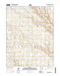 Sanborn Reservoir Colorado Current topographic map, 1:24000 scale, 7.5 X 7.5 Minute, Year 2016