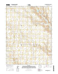 Sanborn Reservoir Colorado Current topographic map, 1:24000 scale, 7.5 X 7.5 Minute, Year 2016