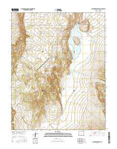 Sanchez Reservoir Colorado Current topographic map, 1:24000 scale, 7.5 X 7.5 Minute, Year 2016