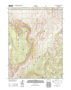 Sand Creek Pass Colorado Historical topographic map, 1:24000 scale, 7.5 X 7.5 Minute, Year 2013