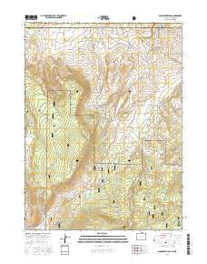 Sand Creek Pass Colorado Current topographic map, 1:24000 scale, 7.5 X 7.5 Minute, Year 2016