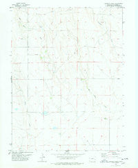 Sanders Ranch Colorado Historical topographic map, 1:24000 scale, 7.5 X 7.5 Minute, Year 1978