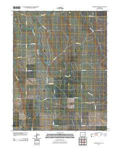 Sanders Ranch Colorado Historical topographic map, 1:24000 scale, 7.5 X 7.5 Minute, Year 2010