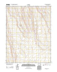 Sanders Ranch Colorado Historical topographic map, 1:24000 scale, 7.5 X 7.5 Minute, Year 2013