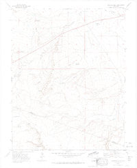 Sanford Hills Colorado Historical topographic map, 1:24000 scale, 7.5 X 7.5 Minute, Year 1970