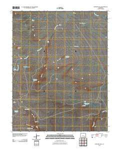 Sanford Hills Colorado Historical topographic map, 1:24000 scale, 7.5 X 7.5 Minute, Year 2010