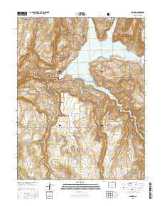 Sapinero Colorado Current topographic map, 1:24000 scale, 7.5 X 7.5 Minute, Year 2016