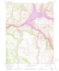 Sapinero Colorado Historical topographic map, 1:24000 scale, 7.5 X 7.5 Minute, Year 1954