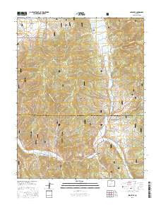 Sargents Colorado Current topographic map, 1:24000 scale, 7.5 X 7.5 Minute, Year 2016