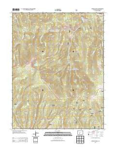 Sargents Mesa Colorado Historical topographic map, 1:24000 scale, 7.5 X 7.5 Minute, Year 2013