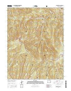 Sargents Mesa Colorado Current topographic map, 1:24000 scale, 7.5 X 7.5 Minute, Year 2016