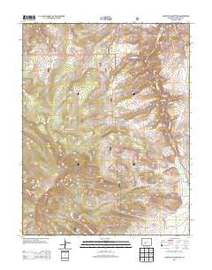 Sawtooth Mountain Colorado Historical topographic map, 1:24000 scale, 7.5 X 7.5 Minute, Year 2013