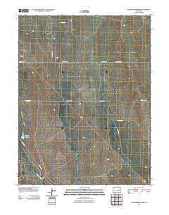 Schafer Reservoir Colorado Historical topographic map, 1:24000 scale, 7.5 X 7.5 Minute, Year 2010