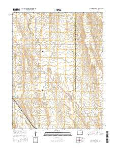 Schafer Reservoir Colorado Current topographic map, 1:24000 scale, 7.5 X 7.5 Minute, Year 2016