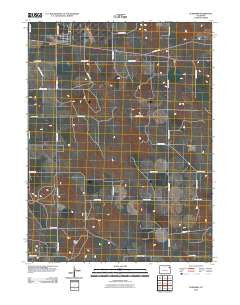 Schramm Colorado Historical topographic map, 1:24000 scale, 7.5 X 7.5 Minute, Year 2010