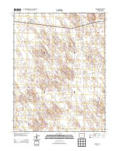 Schramm Colorado Historical topographic map, 1:24000 scale, 7.5 X 7.5 Minute, Year 2013