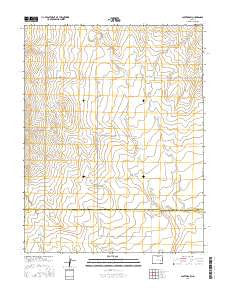 Scott Draw Colorado Current topographic map, 1:24000 scale, 7.5 X 7.5 Minute, Year 2016