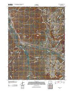 Sedalia Colorado Historical topographic map, 1:24000 scale, 7.5 X 7.5 Minute, Year 2010