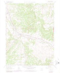 Sedalia Colorado Historical topographic map, 1:24000 scale, 7.5 X 7.5 Minute, Year 1965