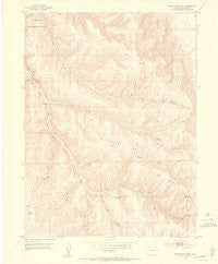 Segar Mountain Colorado Historical topographic map, 1:24000 scale, 7.5 X 7.5 Minute, Year 1952