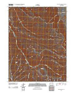 Segar Mountain Colorado Historical topographic map, 1:24000 scale, 7.5 X 7.5 Minute, Year 2010