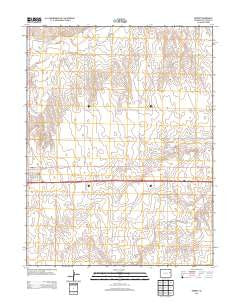 Seibert Colorado Historical topographic map, 1:24000 scale, 7.5 X 7.5 Minute, Year 2013