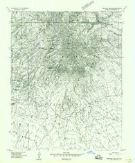 Sentinel Peak NE Colorado Historical topographic map, 1:24000 scale, 7.5 X 7.5 Minute, Year 1958
