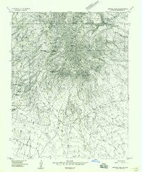 Sentinel Peak NE Colorado Historical topographic map, 1:24000 scale, 7.5 X 7.5 Minute, Year 1958