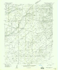 Sentinel Peak NW Colorado Historical topographic map, 1:24000 scale, 7.5 X 7.5 Minute, Year 1958