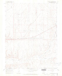 Sentinel Peak SE Colorado Historical topographic map, 1:24000 scale, 7.5 X 7.5 Minute, Year 1966
