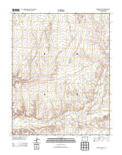 Sentinel Peak SE Colorado Historical topographic map, 1:24000 scale, 7.5 X 7.5 Minute, Year 2013