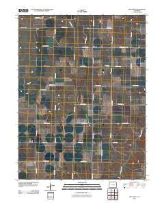 Settlement Colorado Historical topographic map, 1:24000 scale, 7.5 X 7.5 Minute, Year 2010