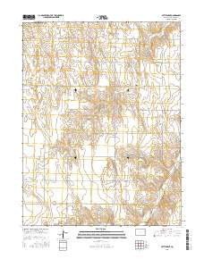 Settlement Colorado Current topographic map, 1:24000 scale, 7.5 X 7.5 Minute, Year 2016
