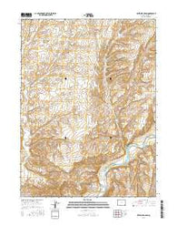 Sevenmile Draw Colorado Current topographic map, 1:24000 scale, 7.5 X 7.5 Minute, Year 2016