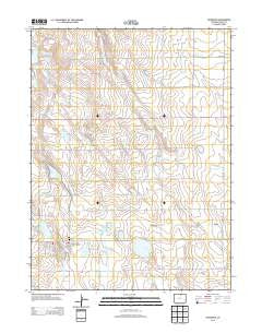 Severance Colorado Historical topographic map, 1:24000 scale, 7.5 X 7.5 Minute, Year 2013