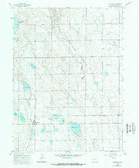 Severance Colorado Historical topographic map, 1:24000 scale, 7.5 X 7.5 Minute, Year 1960