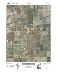 Shamrock Colorado Historical topographic map, 1:24000 scale, 7.5 X 7.5 Minute, Year 2010