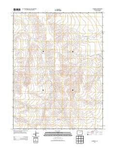 Shamrock Colorado Historical topographic map, 1:24000 scale, 7.5 X 7.5 Minute, Year 2013