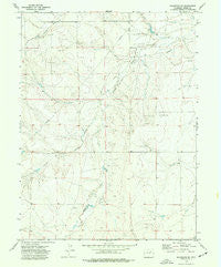 Shamrock SE Colorado Historical topographic map, 1:24000 scale, 7.5 X 7.5 Minute, Year 1973