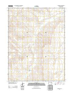 Shamrock SE Colorado Historical topographic map, 1:24000 scale, 7.5 X 7.5 Minute, Year 2013