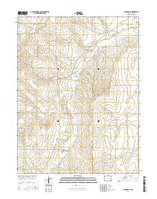 Shamrock SE Colorado Current topographic map, 1:24000 scale, 7.5 X 7.5 Minute, Year 2016