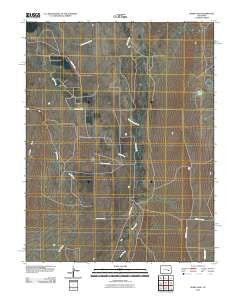 Sharp Lake Colorado Historical topographic map, 1:24000 scale, 7.5 X 7.5 Minute, Year 2010