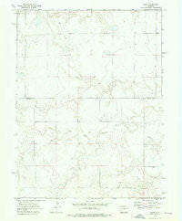 Shaw Colorado Historical topographic map, 1:24000 scale, 7.5 X 7.5 Minute, Year 1973